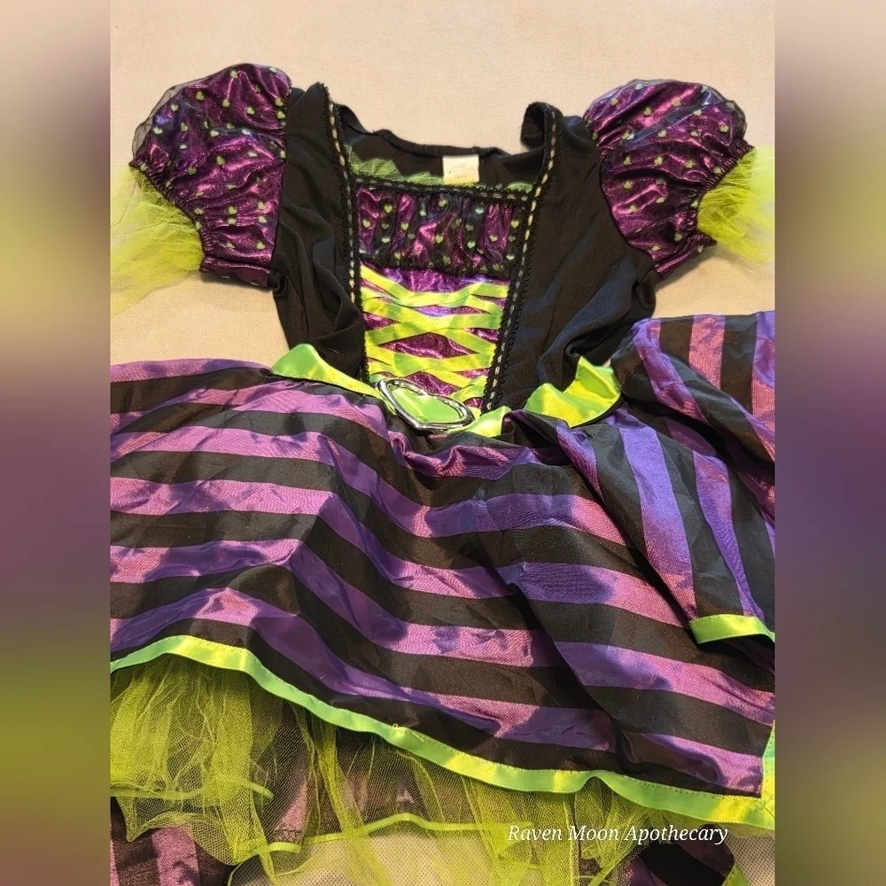 Purple and Green Kids Costume